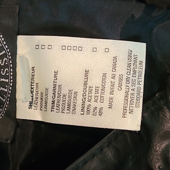 Dominic Bellissimo Vintage Black Leather High Waist Pleated Lined Pants Wmns 16 - Picture 4 of 16